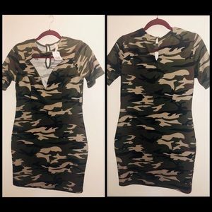 Camouflage Mini Dress